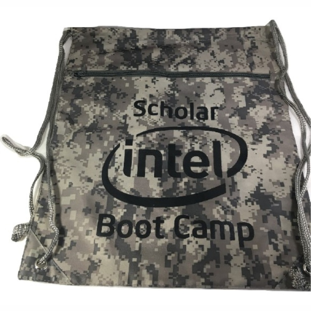Camo Camouflage INTEL Accessories tote carry bag